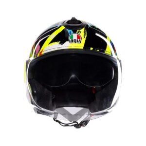 AGV Eteres E2206 Rossi Winter Test 2019 Open Face Helmet - Image 2