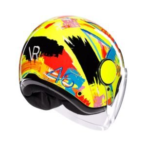 AGV Eteres E2206 Rossi Winter Test 2019 Open Face Helmet - Image 6