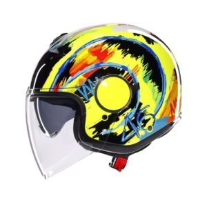 AGV Eteres E2206 Rossi Winter Test 2019 Open Face Helmet - Image 4