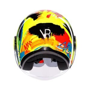 AGV Eteres E2206 Rossi Winter Test 2019 Open Face Helmet - Image 5