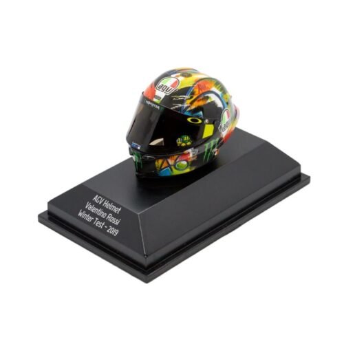 VR46 AGV Helmet MotoGP Winter Test 2019 1:8 Minichamps