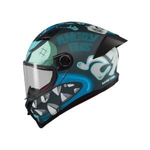 AXXIS Fenix Angry Face C7 Full Face Motorcycle Helmet - Image 2