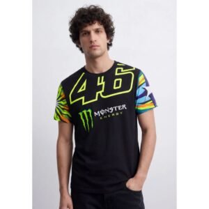 VR46 Sole Luna 46 Monster Energy T-Shirt - Image 3