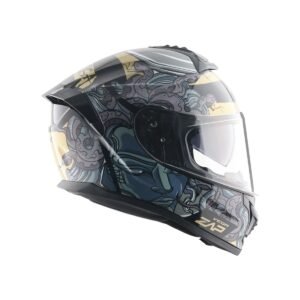 VEGA Zap Dual Visor Medusa Full Face Helmet - Image 4