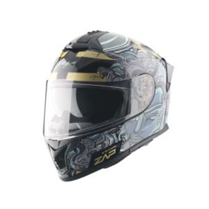 VEGA Zap Dual Visor Medusa Full Face Helmet - Image 2