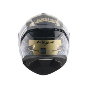 VEGA Zap Dual Visor Medusa Full Face Helmet - Image 5
